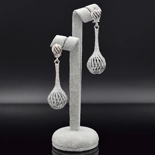 Earrings S Sunny Jewelry, богемные ювелирные изделия, серьги с шариками для женщин, Висячие роскошные длинные серьги, свадебные серьги для помолвки, ювелирные изделия, подарки - Окраска металла: Earrings S