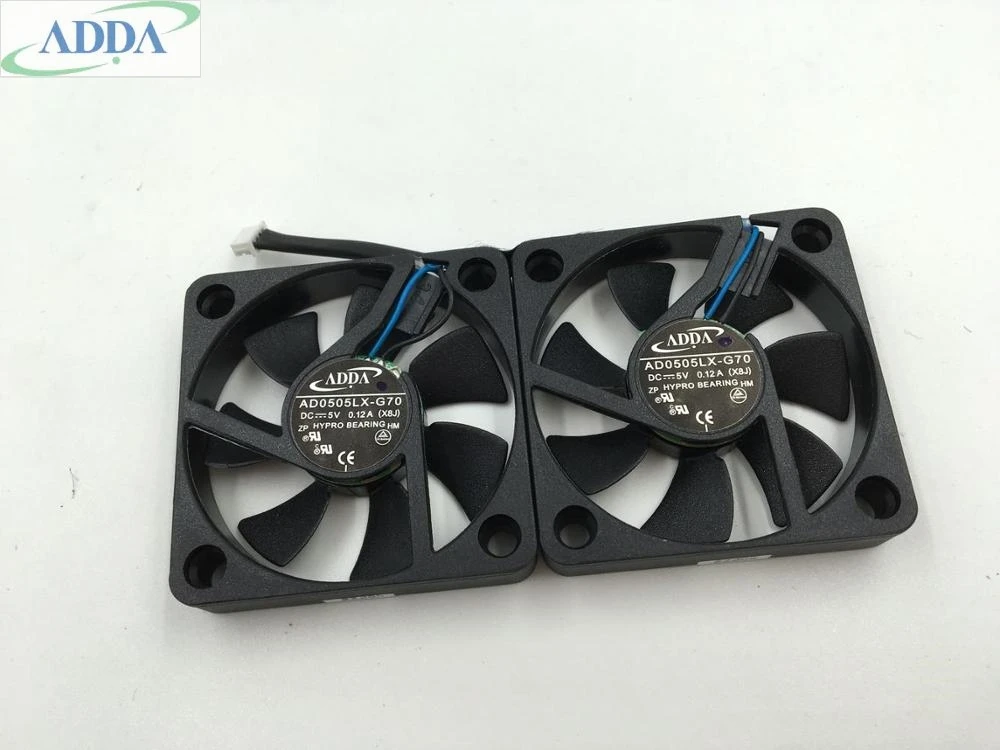 Оригинальный охлаждающий вентилятор для ADDA AD0505LX-G70 5V 5010 0.12A 50*50*10 мм