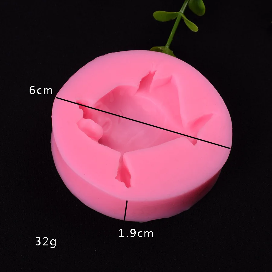 Клоун Силиконовые ручной плесень Мыло Глины формы DIY помадка торт Декор