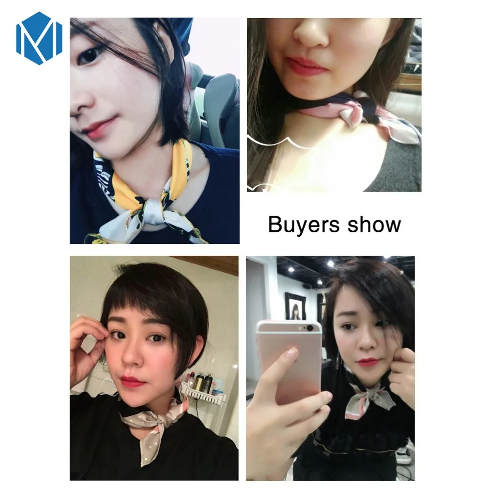 2020 горячий маленький квадратный атласный шарф искусственный шелковый женский