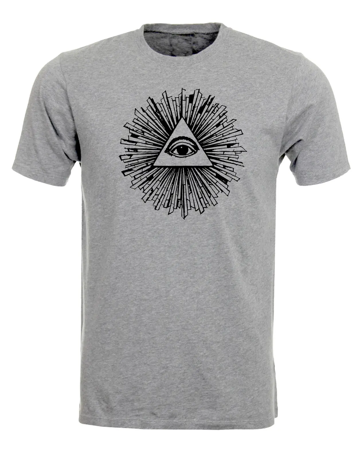Мужская футболка с ярким символом Illuminati All Seeing Eye AD85 крутая повседневная мужская
