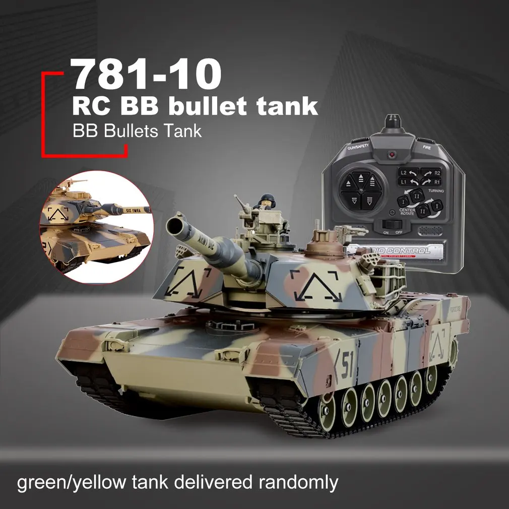 1/26 масштаб стрельбы BB пули Танк набор RC военный автомобиль дистанционное