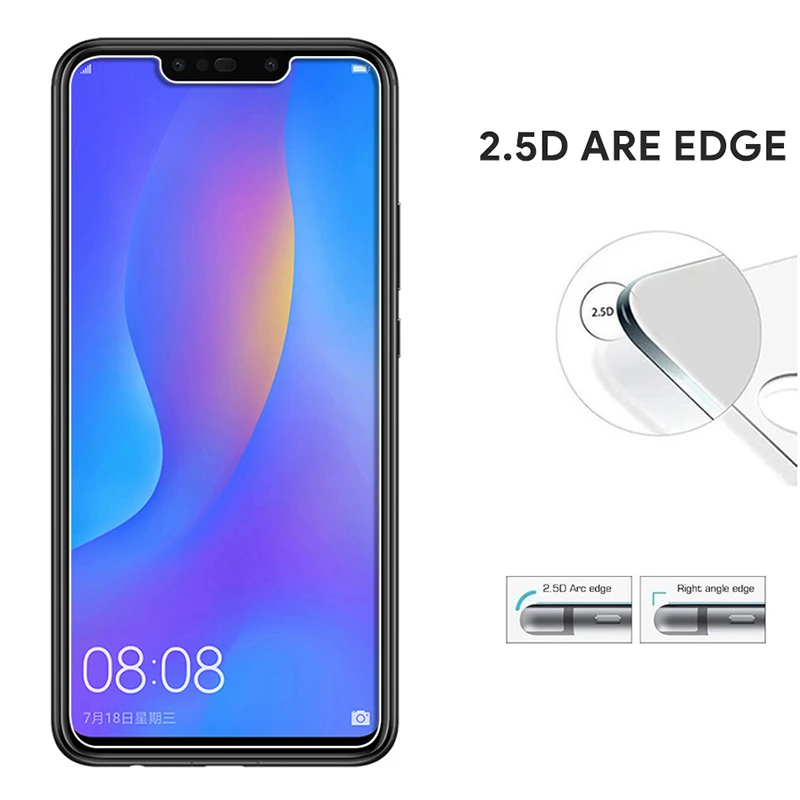Закаленное стекло для Huawei Nova 3i 2 шт. защитная пленка экрана Nova3i телефона жк-пленка