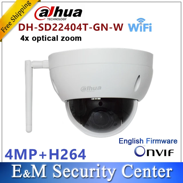 Оригинальная английская версия dahua Wi Fi IP 4 МП HD сетевая мини купольная PTZ кратный