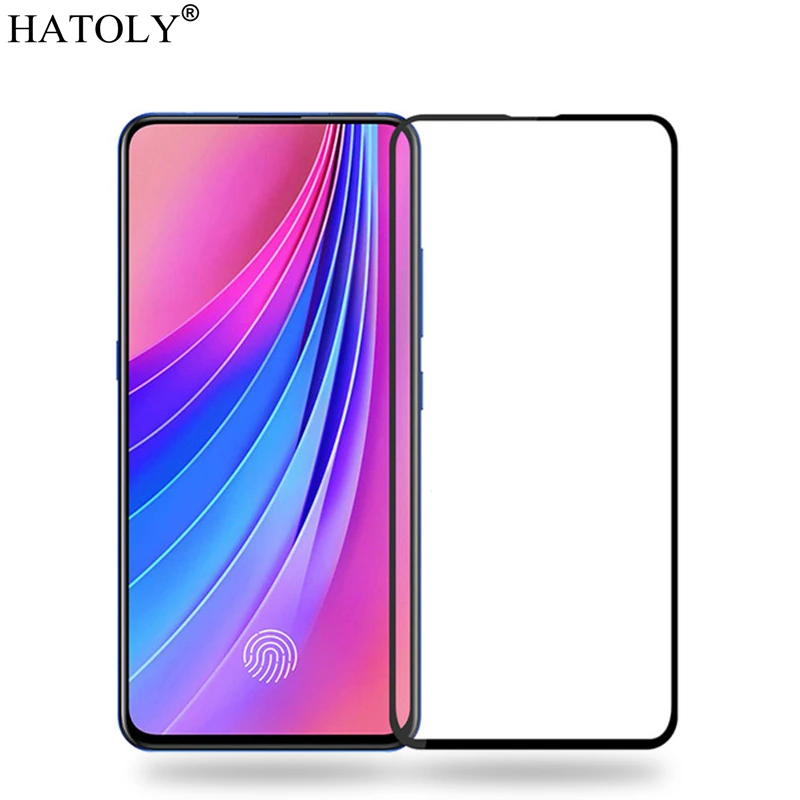Vivo V15 Pro стекло для протектор экрана полный клей охват пленка закаленного стекла
