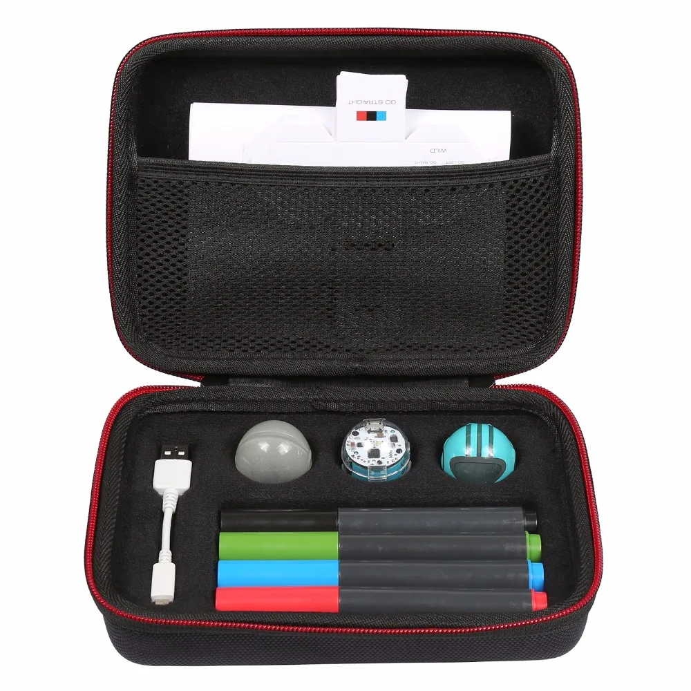New EVA Hard Case for Ozobot Evo App-Connected Coding Robot - Fits USB Charging Cable / playfield Skin 4 Color Code Markers | Электроника