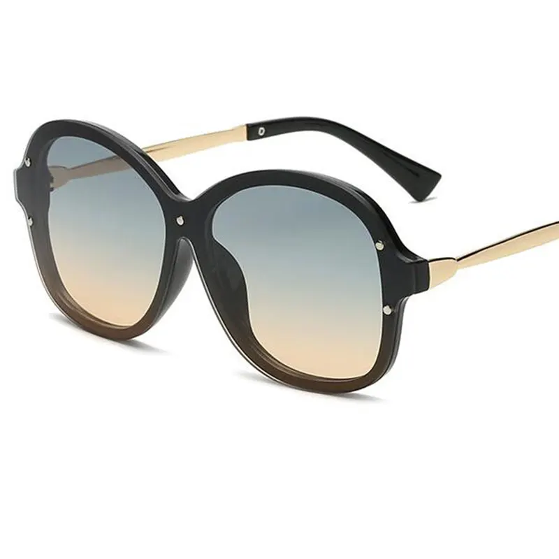 Женские дизайнерские брендовые роскошные солнцезащитные очки с затемненными