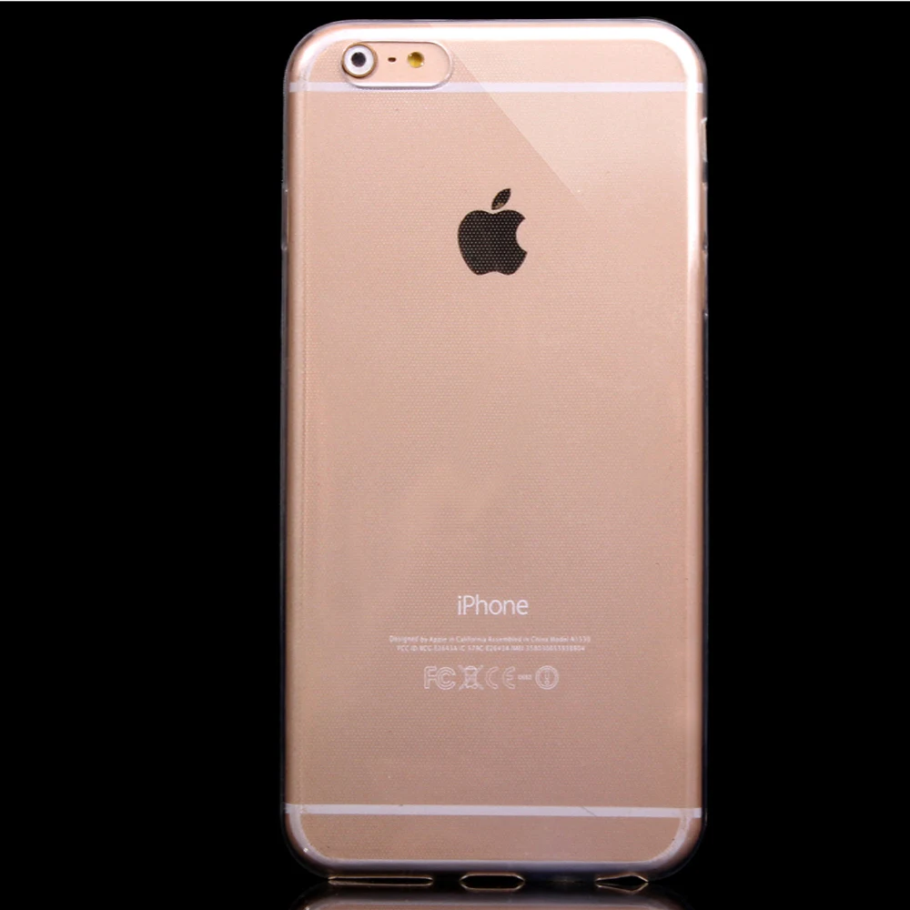 Ultra Thin Silicon Transparent Case For iPhone 8 7 Plus 6 6S Cases Soft TPU Cover 5 5S SE X Phone Capa | Мобильные телефоны и
