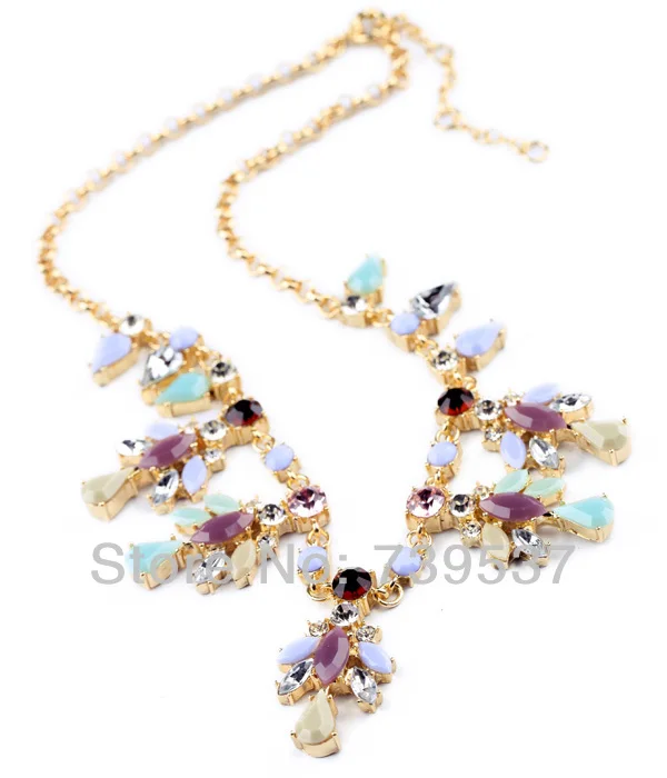 Евро американский стиль полированный Золотой Цвет Смола духи ювелирные изделия ожерелье|necklace necklace|perfume