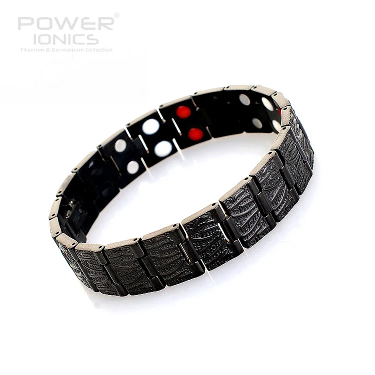 Power Ionics Context Mens 4в1 био германий магнитный F. I. R анионовый браслет