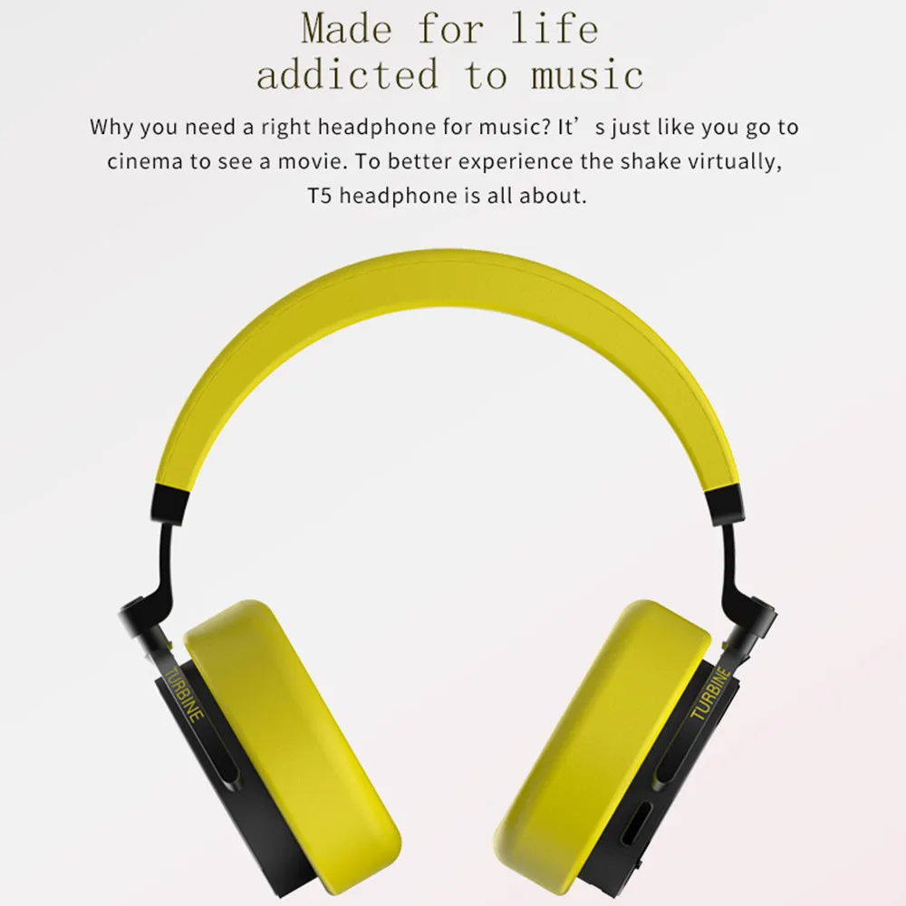 T5 Hi Fi наушники с активным шумоподавлением беспроводная bluetooth гарнитура