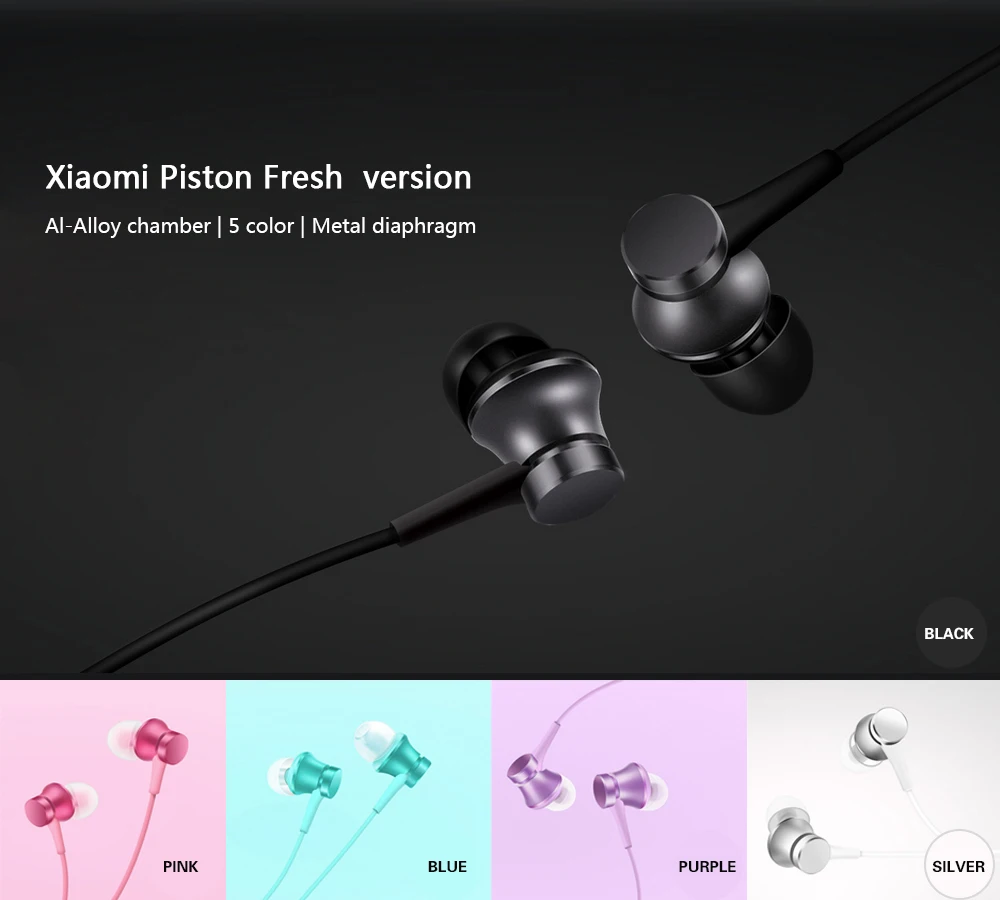 Новейший Xiao mi Piston 3 свежая Молодежная версия тип-c наушники с mi c mi наушники для samsung Xiao mi phone mp3 наушники