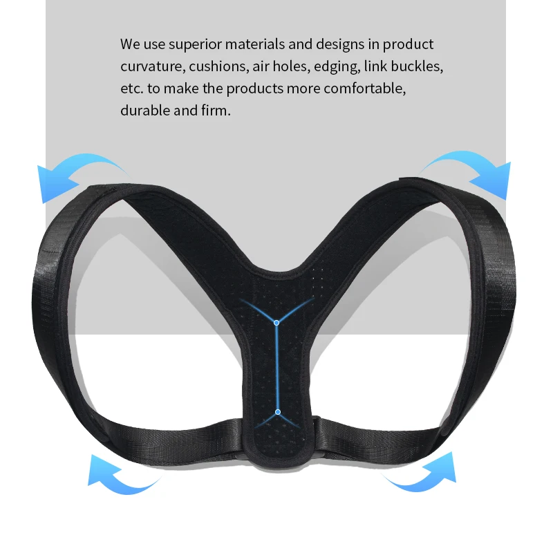 Поддерживающий Пояс регулируемый Корректор Осанки Спины ключицы позвоночника