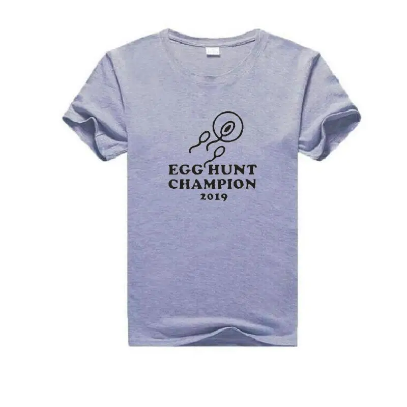 Новинка 2019 женская футболка с коротким рукавом Egg Hunt Champion модная смешная в стиле