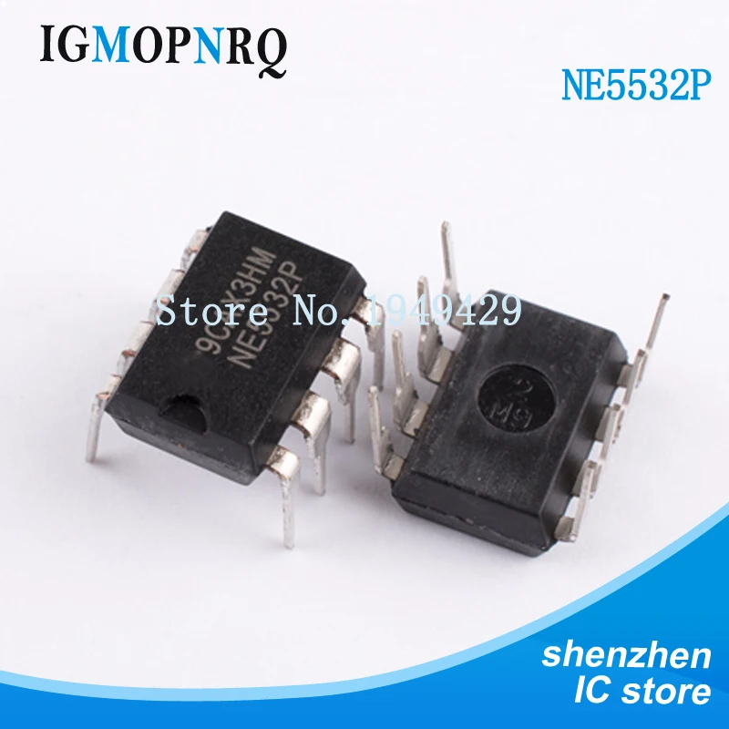10 шт. NE5532P DIP8 NE5532 операционный усилитель op amp двойной малошумный Новый|op amp|noise amplifier
