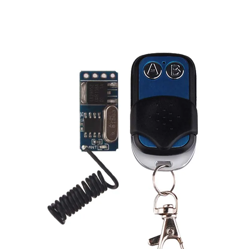 

Mini Remote Control Switches DC3.5V-DC12V 3.7V 4V 4.5V 5V 6V 7.4V 9V 12V Micro Mos Receiver No Sound Receiver Module 433