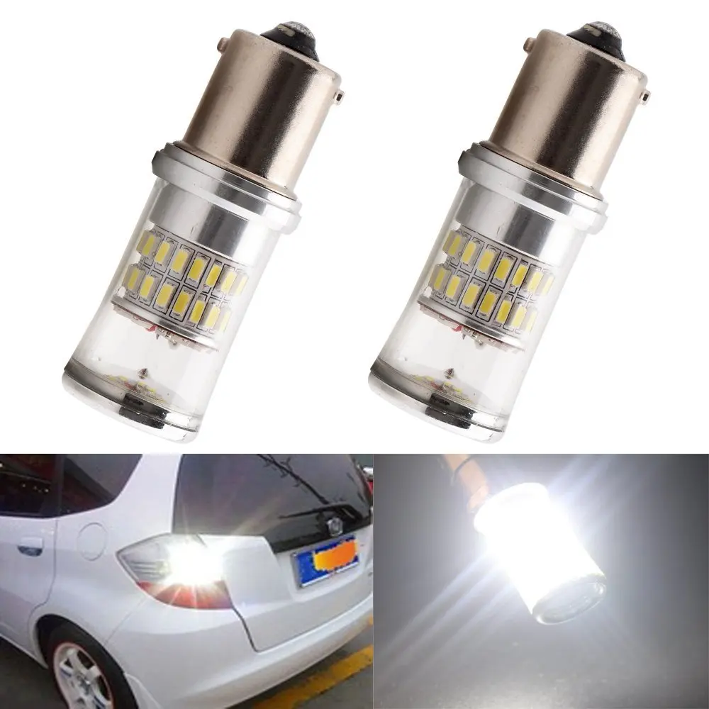 

Super White 920Lums 1156 BA15S 1141 1073 7506 48 SMD 3014 LED for Car Bulb Interior RV Camper urn Backup Lamp Parking Side Mark