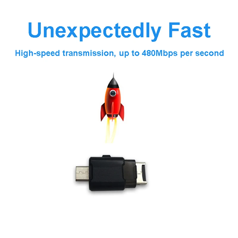 Vmonv 2 в 1 USB 0 Type C / Micro и OTG устройство для чтения карт памяти высокоскоростной TF micro SD