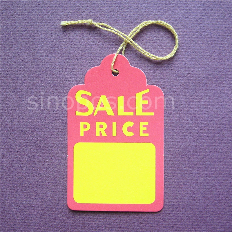 Большая распродажа ценники раструбный 45x73 мм большая подарочная подвесная бирка