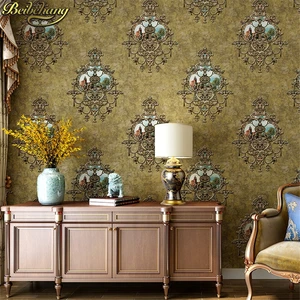 Европейские обои beibehang, роскошные американские обои в стиле ретро, для гостиной, спальни, телевизора, рулон бумаги для дома