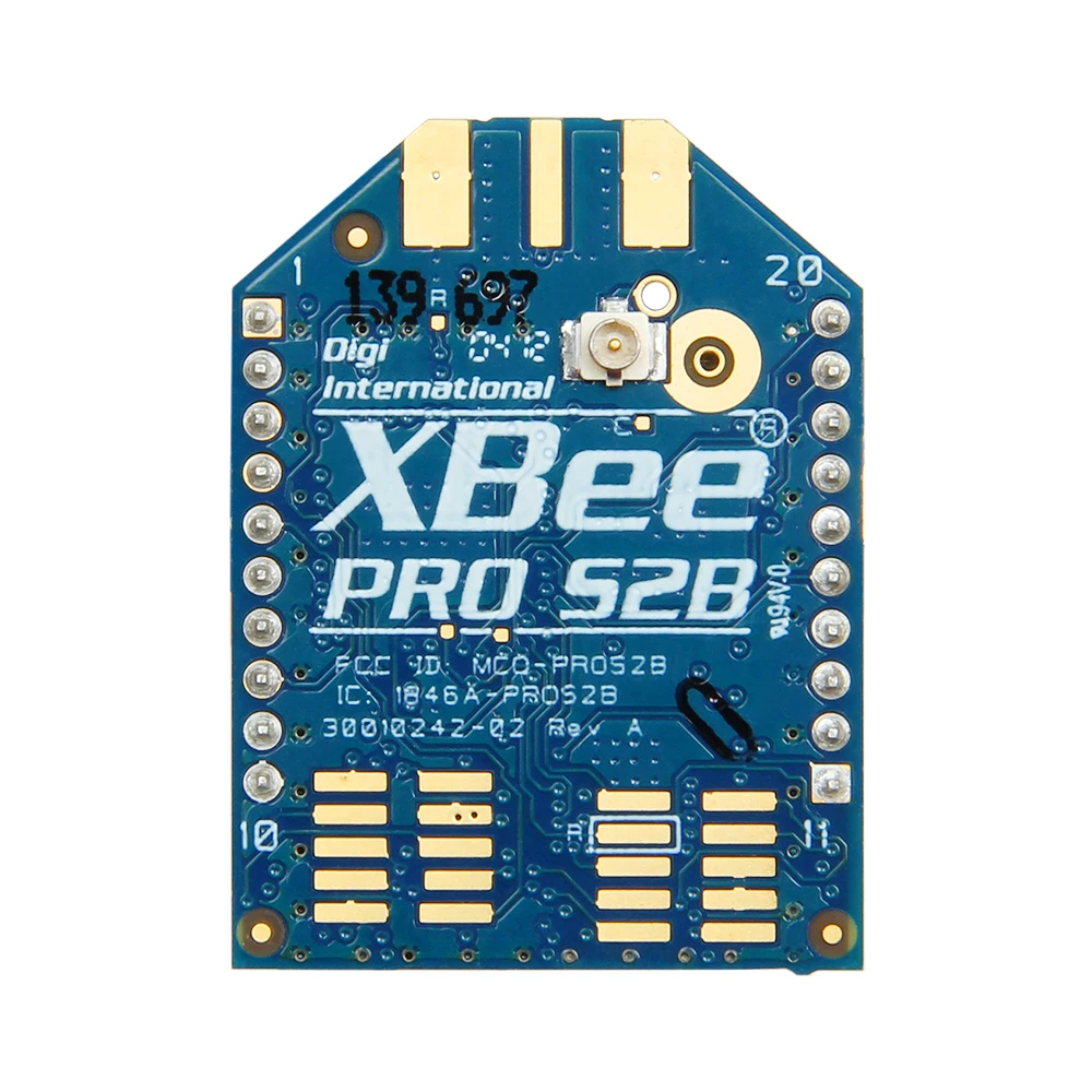 XBee PRO ZB S2B 63 МВт U. FL соединение серия 2B экран с Антенна разъем ZigBee сетка|shield connector| |