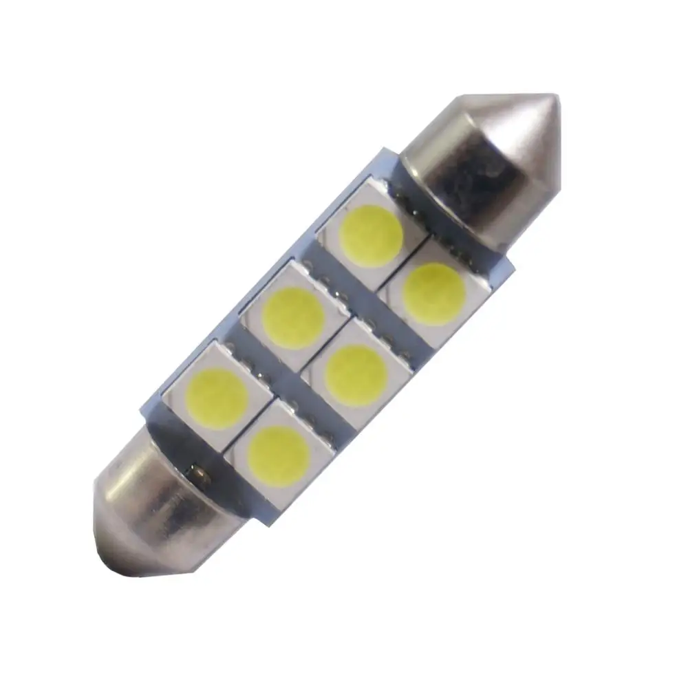 SIZE 41MM 4 шт. гирлянда C3W C5W C10W Белый Красный Синий Автомобильный светодиодный светильник 31 мм 36 мм 39 мм 41 мм Автомобильный светильник интерьерный светильник номерного знака светильник s 12 В - Испускаемый цвет: SIZE 41MM