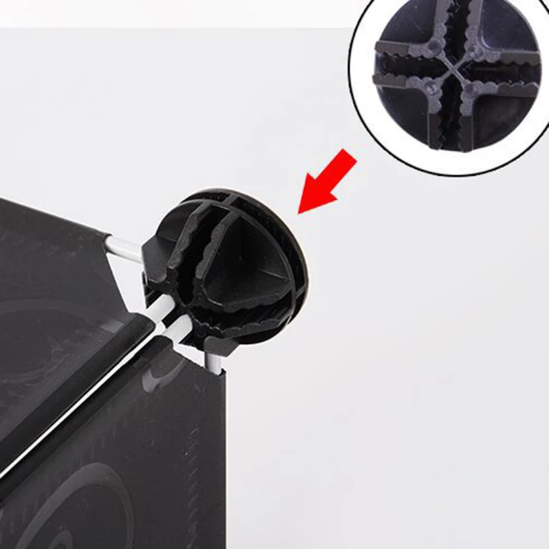 CSS проволочные квадратные пластиковые соединители для модульного органайзера