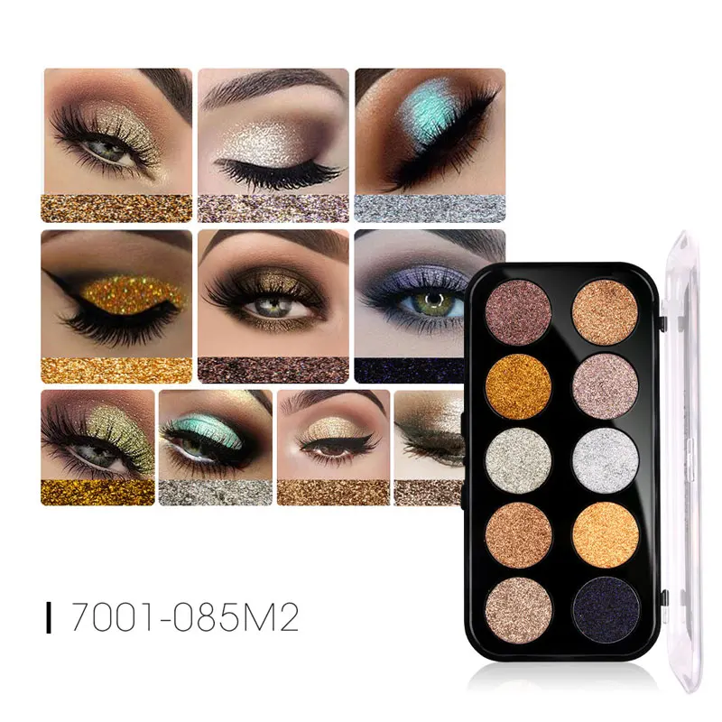 MISS ROSE Brand Shimmer Eye Shadow Makeup Pallete Glitter Eyeshadow Palette Make Up Pigmento Maquiagem Party Festival Cosmetics |