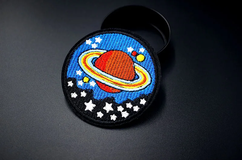 CStarry Sky Planet Rocket Earth DIY железная нашивка вышитая аппликация швейная одежда наклейки одежда аксессуары