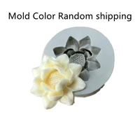 small 3d sunflower silicone fondant mold single flower aromatherapy plaster soap silicone mold