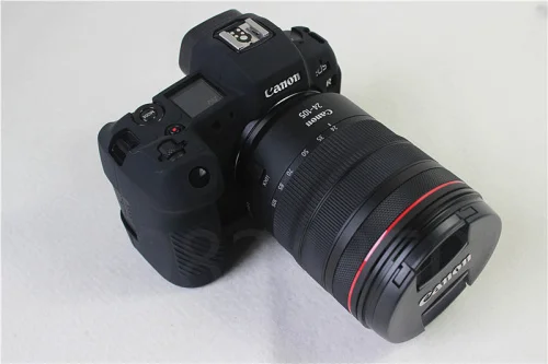 for EOS R Black Силиконовая кожа брони чехол корпус протектор для Canon EOS M50 EOS R корпус цифровой камеры цифровая камера Внутренний мягкий чехол - Цвет: for EOS R Black