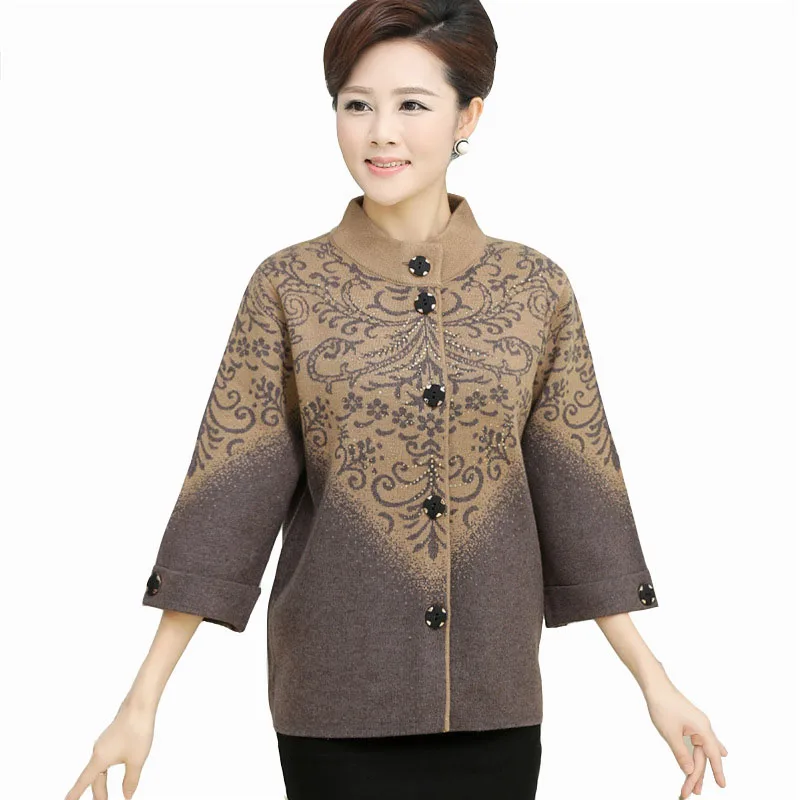 Новинка Женский утепленный свитер верхняя одежда для мам с пятым рукавом