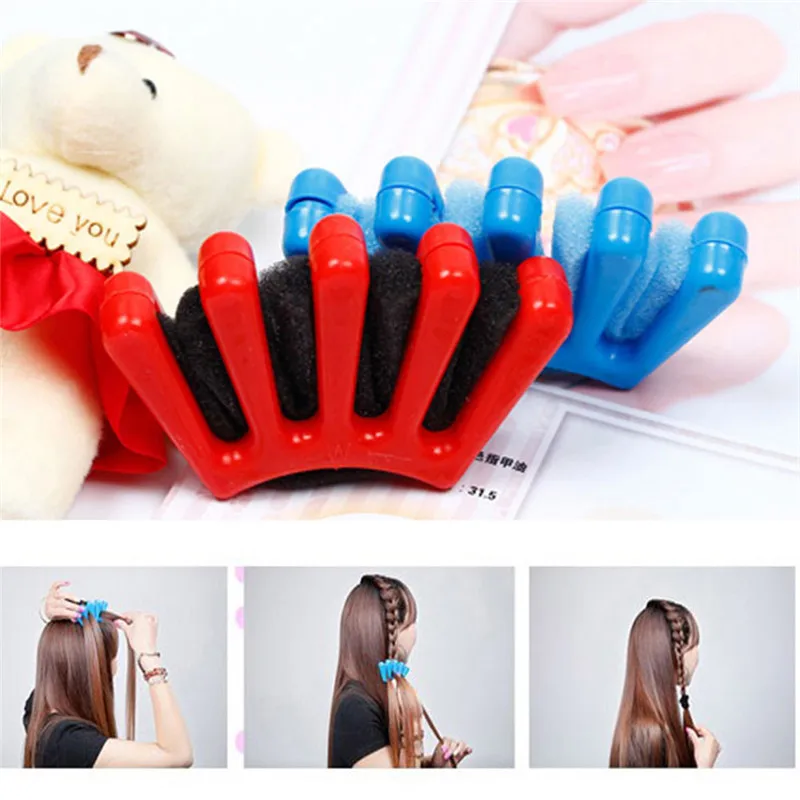 Женская французская тесьма для плетения волос инструмент быстрого резинка