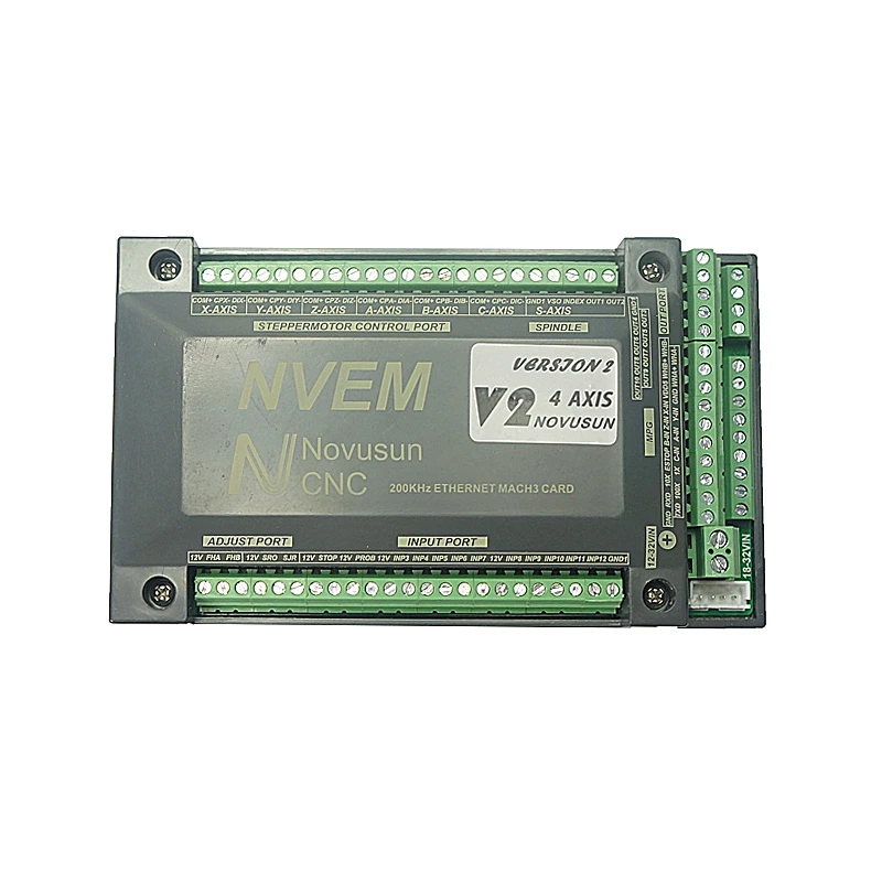 Плата управления NVEM MACH3 200 кГц Ethernet-порт маршрутизатор с ЧПУ 3 оси 4 устройство