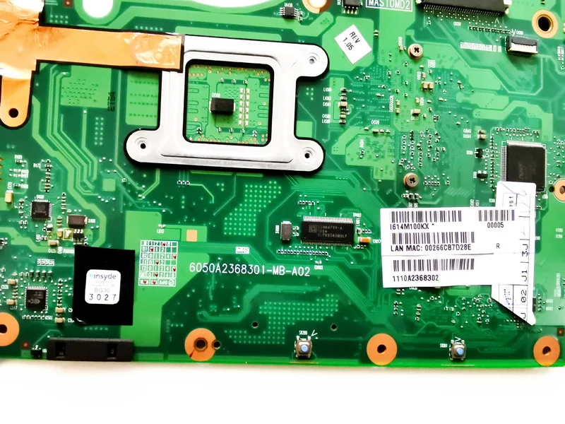 Оригинальная материнская плата для ноутбука toshiba C650 C655 GL40 DDR2 V000225080 6050A2368301 MB A02