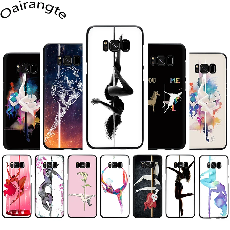 Полюс Танцы танцы Фитнес силиконовый чехол для телефона для samsung S6 S7 край S7 S8 S9 S10 плюс S10e Note 8, 9, 10, M10 M20 M30 M40