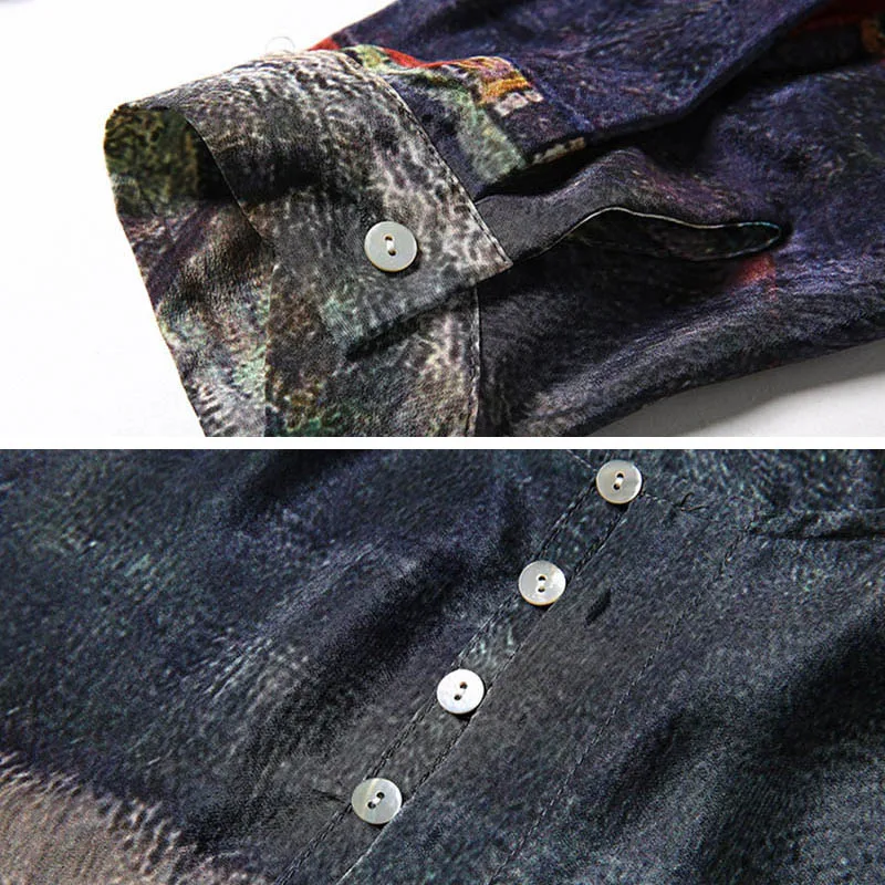 2018 100% натурального шелка платье Для женщин сезон: весна–лето Винтаж