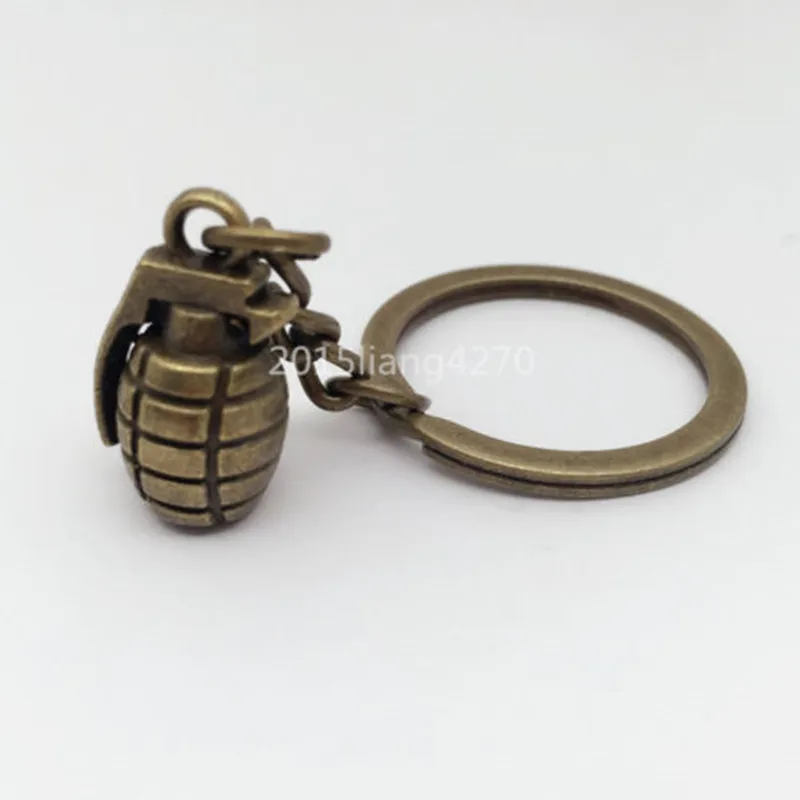 Новинка антикварная бронзовая 3d подвеска в виде военной гранаты стиле