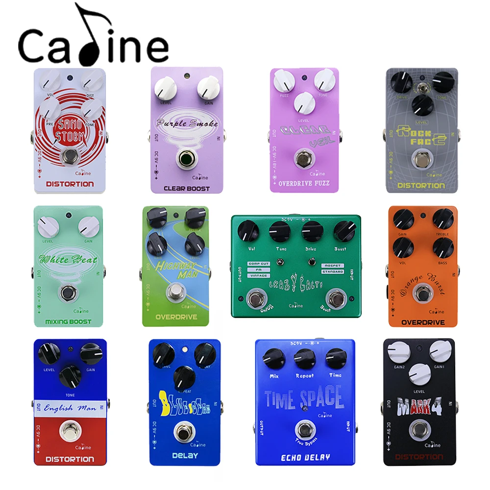 Caline Overdrive/Distortion/задержки/boost серии Портативный Электрогитары педаль эффектов и