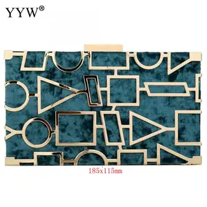 Клатчи из цинкового сплава для женщин, вечерняя сумочка для женщин, элегантный модный элегантный клатч на цепочке с геометрическим узором, футляр, клатчи на плечо, 2020