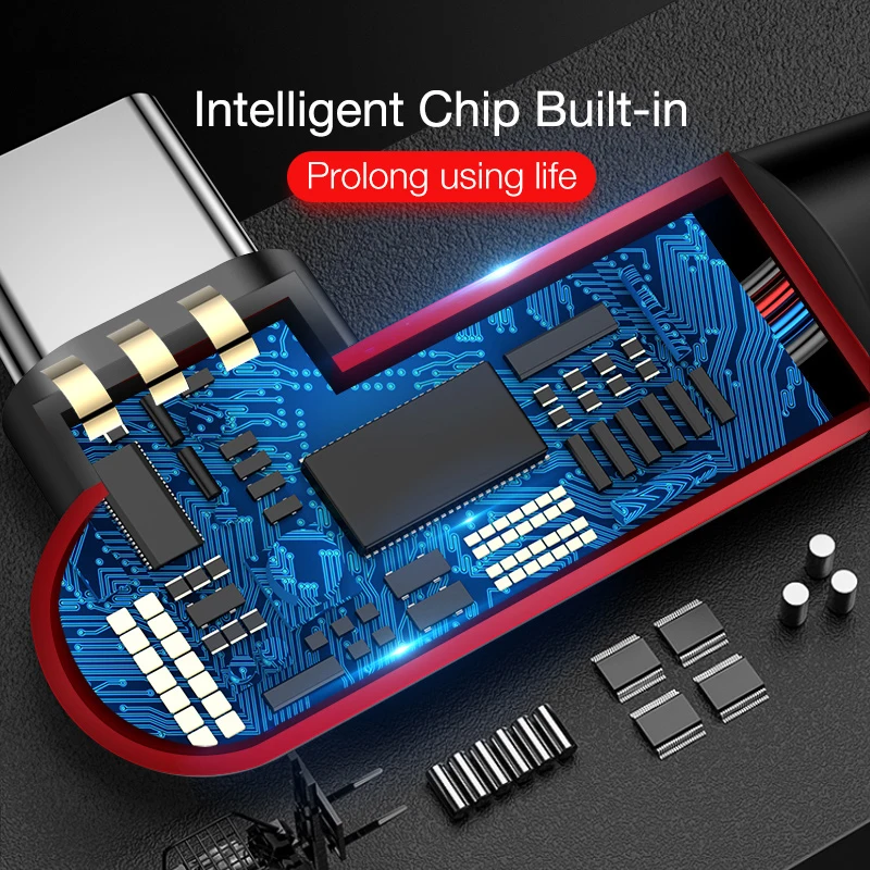 Hadinas светодиодный 90 градусов Тип usb C нейлон Тип-C Быстрая зарядка USB-C кабель для Xiaomi Redmi Note 7 samsung S10 A50 tipe c провода