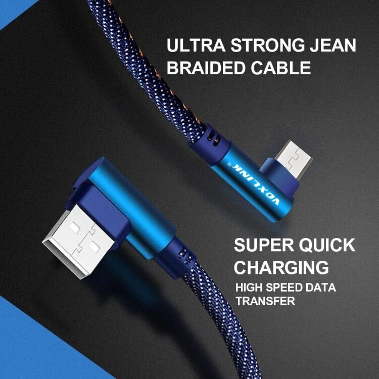 VOXLINK Micro USB кабель Быстрая зарядка микро кабель для передачи данных для samsung/xiaomi/lenovo/huawei/htc/Meizu Android кабели для мобильных телефонов