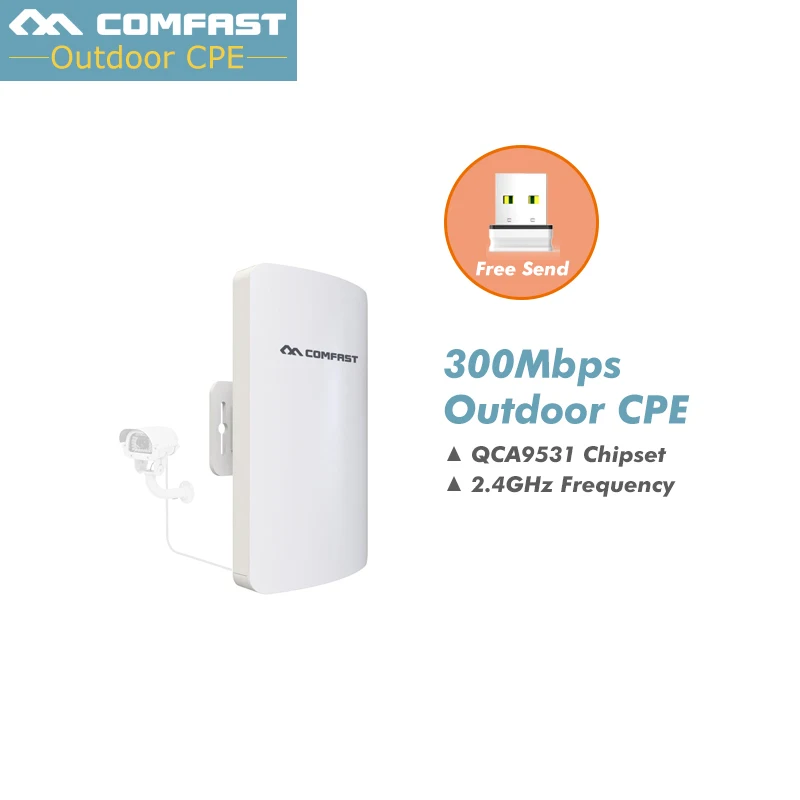 Беспроводной Wi Fi удлинитель 1 3 км 2 4 ГГц мини AP 300 Мбит/с CPE Nanostation|wifi extender repeater|mini apap