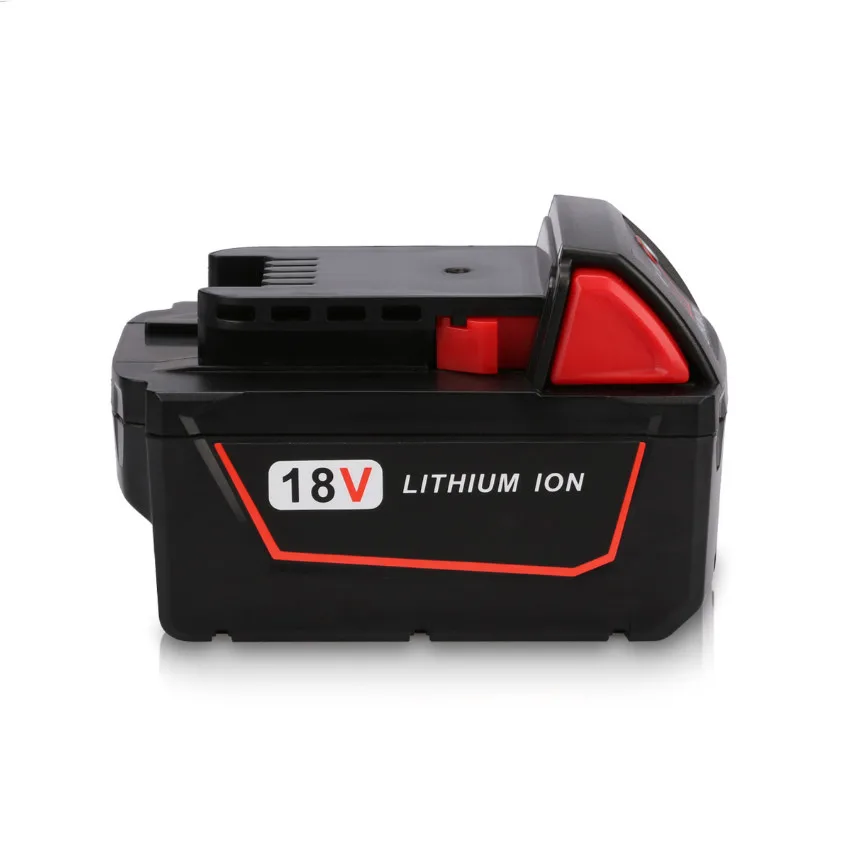 

18V Lithium High Demand 6.0Ah Rechargeable Battery For Milwaukee 48-11-1890 Replacement Tool Battery with led light