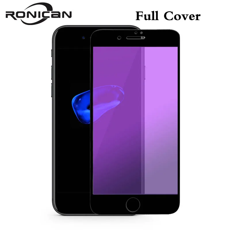 RONICAN 9H 2.5D полное покрытие из закаленного стекла для Apple iphone 7 Plus защита экрана