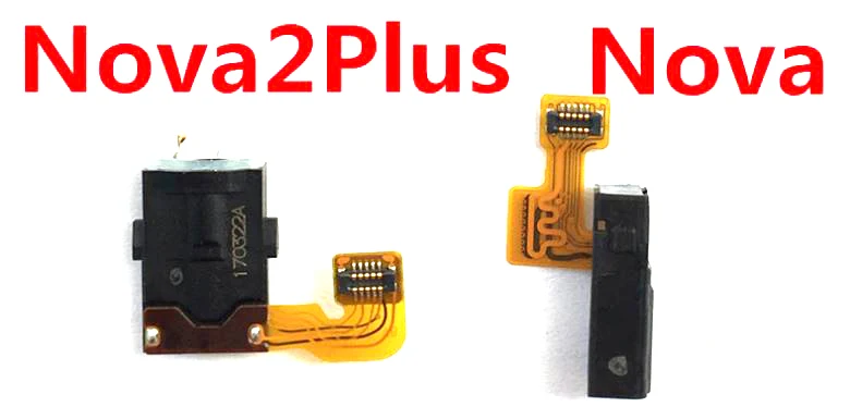 10pcs wholesale For Huawei Nova 2 plus lite Headphone Jack Audio Earphone Flex Cable Cellphone Parts Replacement | Мобильные