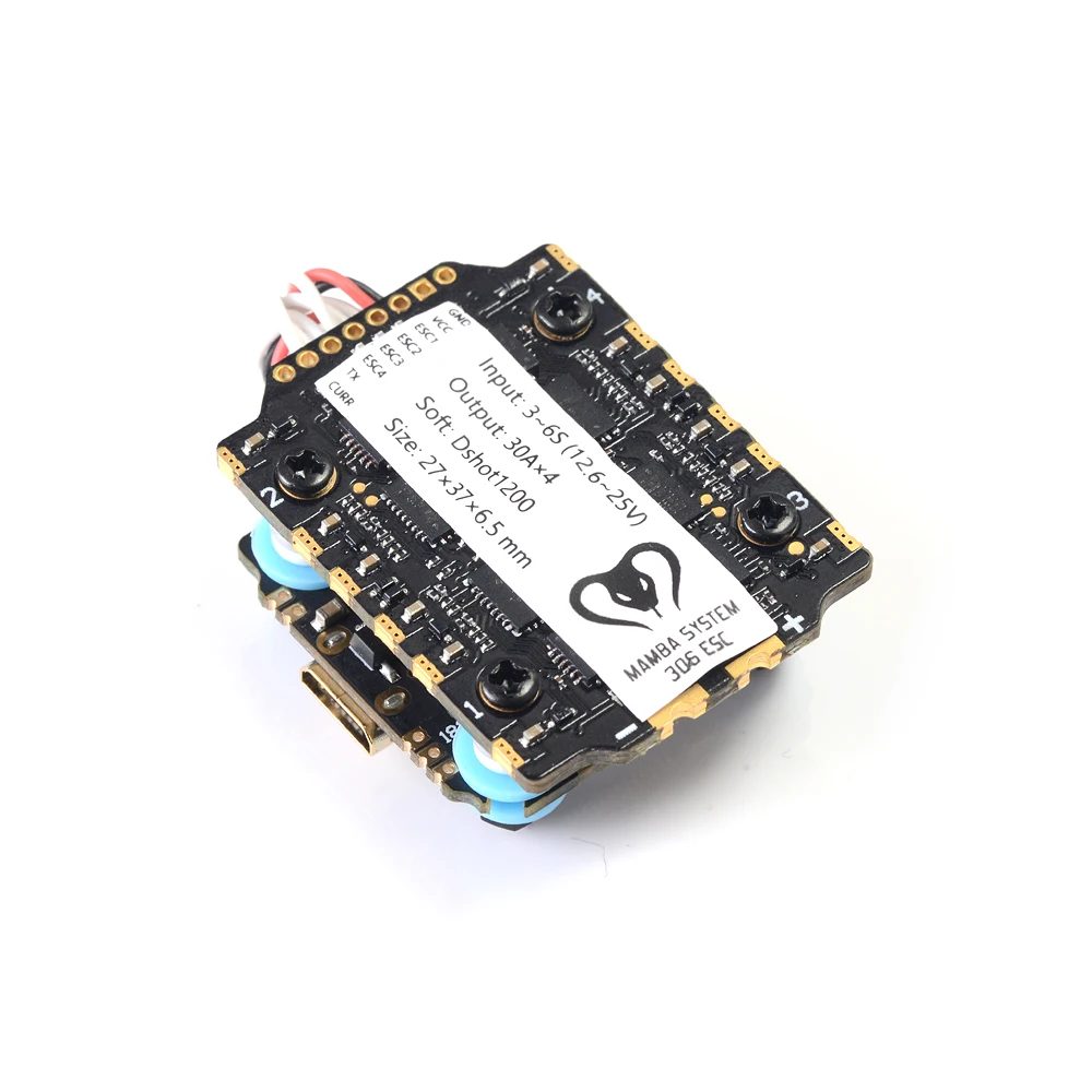 

Diatone MAMBA F722 F7 MINI Betaflight Flight Control OSD 5V/2A & 306 30A 2-6S Blheli_32 Dshot1200 FPV Brushless ESC for RC Drone