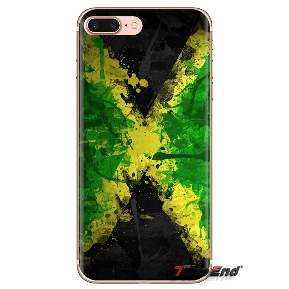 Soft Case Covers For Oneplus 3T 5T 6T Nokia 2 3 5 6 8 9 230 3310 2.1 3.1 5.1 7 Plus 2017 2018 Retro Jamaica National Flag Banner |