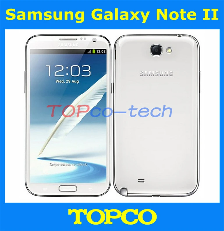 Samsung Galaxy Note 2 N7105 оригинальный разблокирована Android мобильного телефона Quad Core GPS 16 ГБ