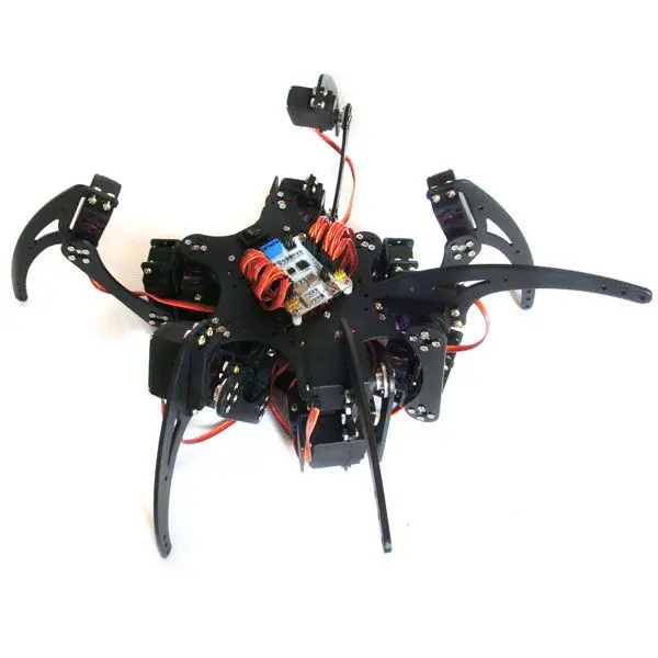 Алюминиевый робот-паук Hexapod 18 DOF устройство для насекомых цифровой сервопривод с